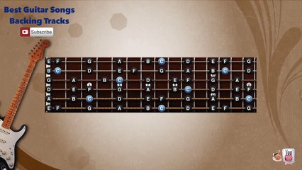 Ave Maria - F. Schubert. Guitar Backing Track with scale