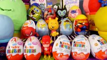 30 Play Doh Kinder Surprise Eggs Spongebob Squarepants Peppa Pig Simpsons Disney Princess