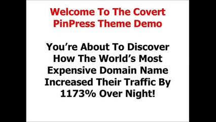 Covert PinPress  software