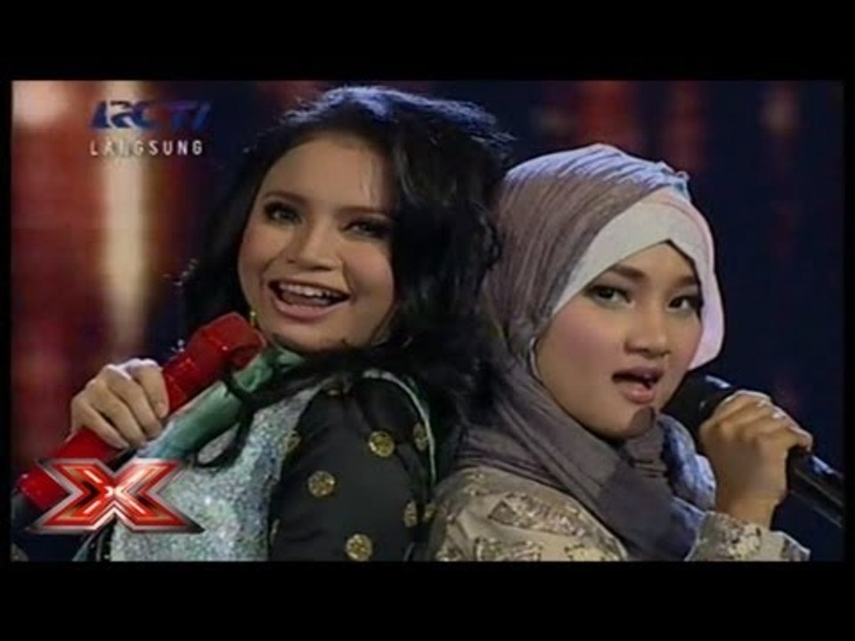 FATIN FT. ROSSA - MATERIAL GIRL (Madonna) - ROAD TO GRAND FINAL - X Factor Indonesia 10 Mei 2013