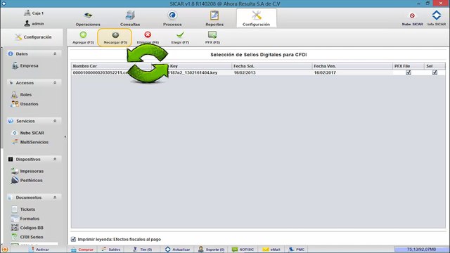 SICAR Punto de Venta - Archivos Digitales Para Facturación Electrónica