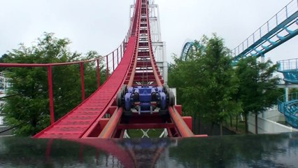 Awesome Bullet Roller Coaster POV Crazy Schwarzkopf Shuttle Loop Selva Magica Mexico