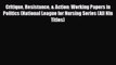 Download Critique Resistance & Action: Working Papers in Politics (National League for Nursing