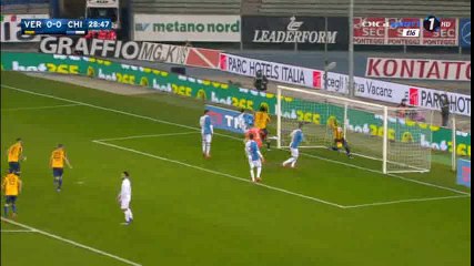 Luca Toni Goal HD -  Verona 1-0 Chievo - 20-02-2016