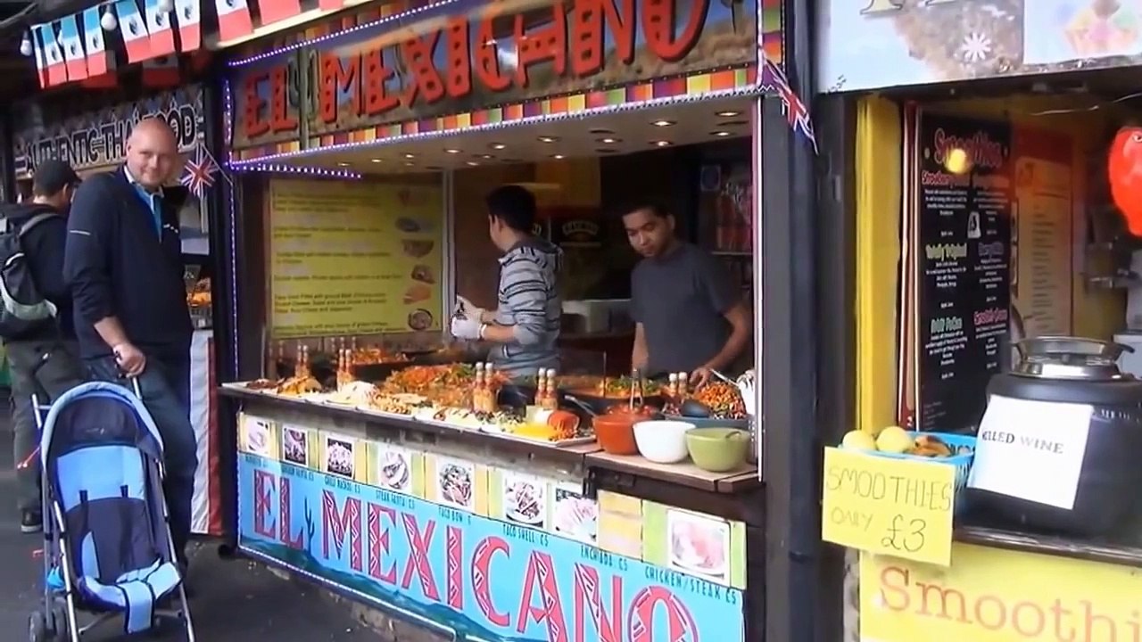 Лондон уличная еда ресторан