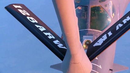 Warbirds Refuel In Air- A-10 B-1 B-2 B-52 F-15 F-16 F-22 F-35