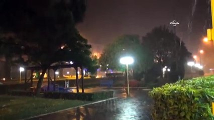 Zonguldak'ı yağmur ve fırtına vurdu