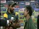 Umar Akmal speaking urdu; Umar Akmal is Man of the Match on Pakistan vs West Indies-ICC CT 09
