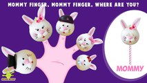 The Finger Family Easter Bunny Cake Pops Family Nursery Rhyme | Easter Finger Family Songs