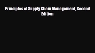[PDF] Principles of Supply Chain Management Second Edition Read Full Ebook