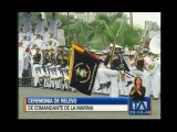 Ceremonia de relevo de Comandante de la Marina