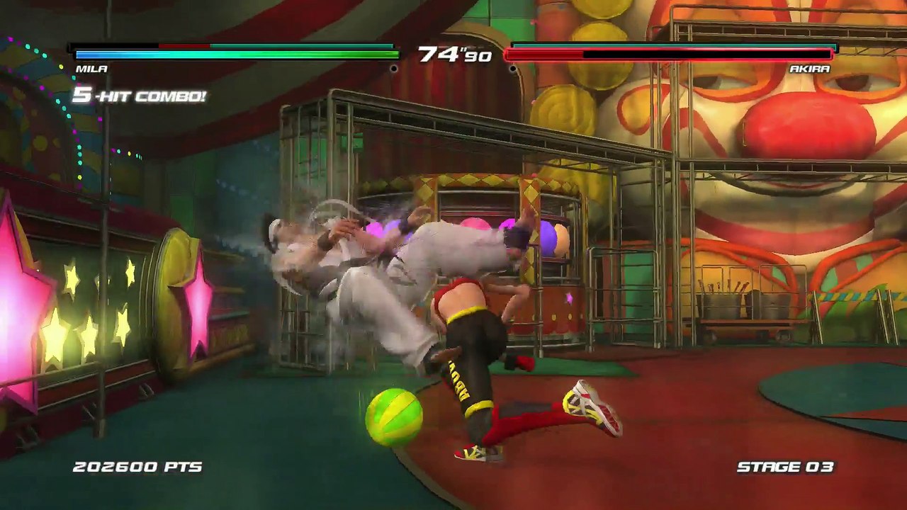 DEAD OR ALIVE 5 LAST ROUND PS4 ARCADE TAG  CHAMP - MILA & KOKORO NAKED