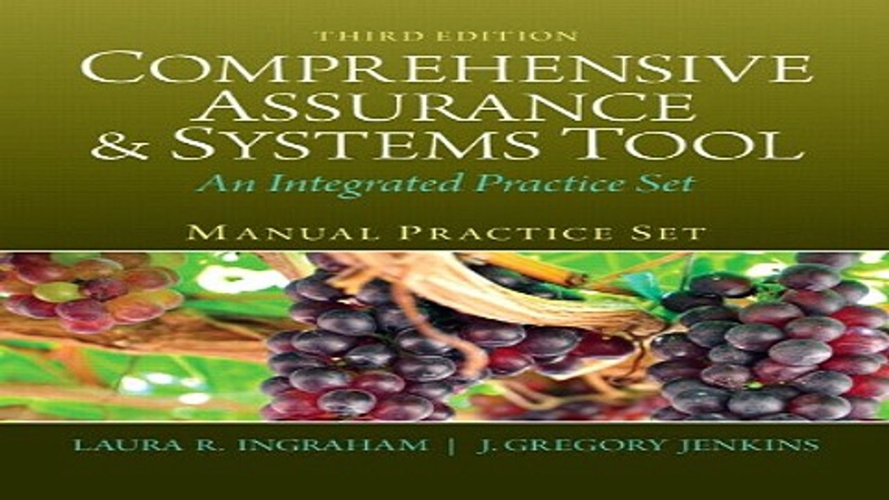 Download Manual Practice Set for Comprehensive Assurance   Systems Tool  CAST   3rd Edition