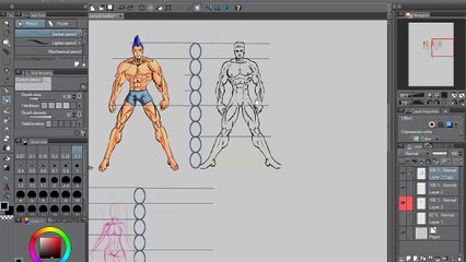 How to draw - Anime Proportions - heads anime body
