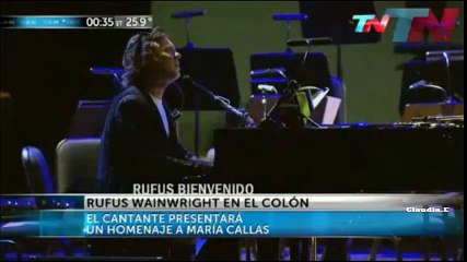 Rufus Wainwright en el Colón TN de Noche