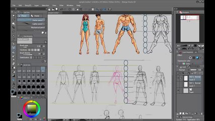 How to draw Anime - Creating 3D anime bodies