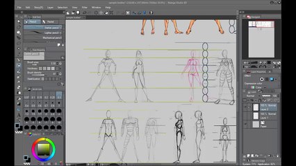 How to draw Anime - Drawing poses part 2