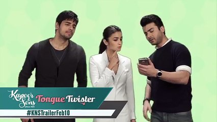 Kapoor and Sons Tongue Twister Challenge - Downloaded from youpak.com