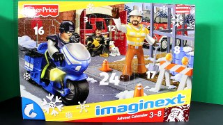 Fisher Price Imaginext And Santa Hot Wheels Advent Calendar Surprise Toys Day 1 Merry Chri