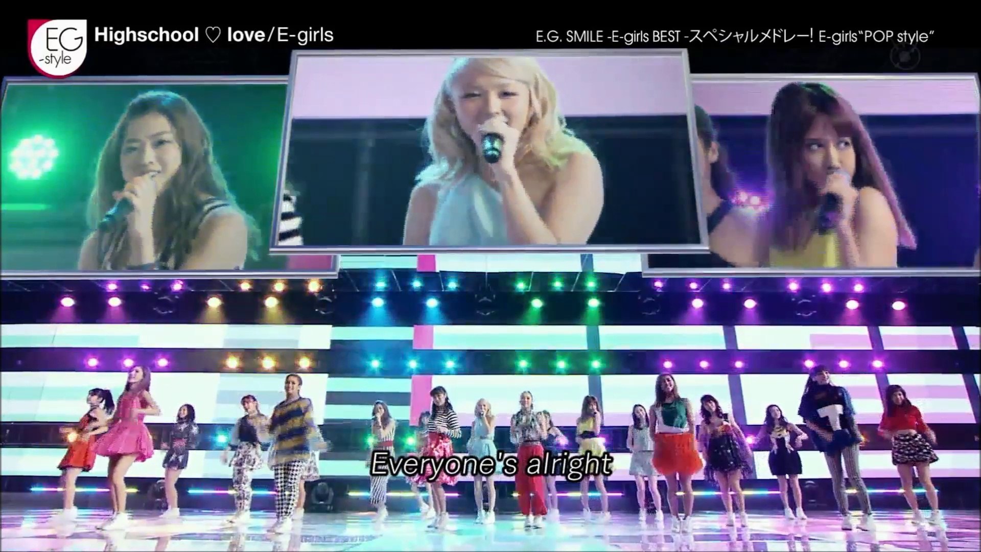 E-girls/ E.G. SMILE ~E-girls BEST~ Special Medley (EG Style)