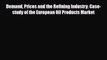[PDF] Demand Prices and the Refining Industry: Case-study of the European Oil Products Market