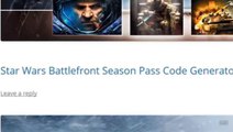 Comment Télécharger Star Wars Battlefront codes Season Pass DLC gratuit Leaked