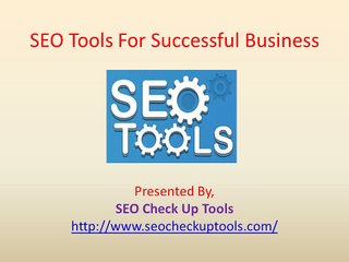 SEO Tools For Successful Business