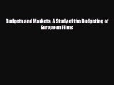 [PDF] Budgets and Markets: A Study of the Budgeting of European Films Read Full Ebook
