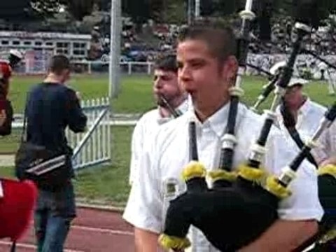 SORTIE DU RAISIN'S PIPE BAND DU CONCOURS BEAMISH