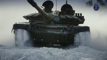 Полигон. Танк Т-72Б3. www.voenvideo.ru