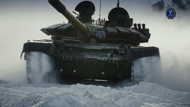 Полигон. Танк Т-72Б3. voenvideo.ru