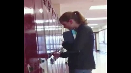Friend Wears Mask and Hides in Locker