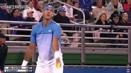 HD 720p: Juan Martin del Potro Vs Jeremy Chardy 2016 Delray Beach QF Highlights