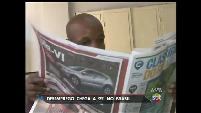 Desemprego sobe e já atinge 9 milhões de brasileiros
