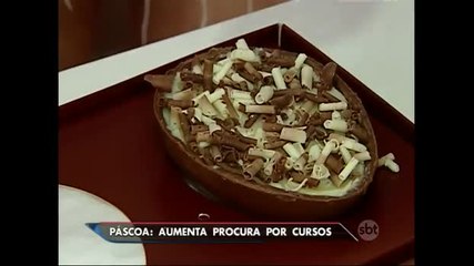 Produção alternativa de ovos de Páscoa vira saída para enfrentar o desemprego