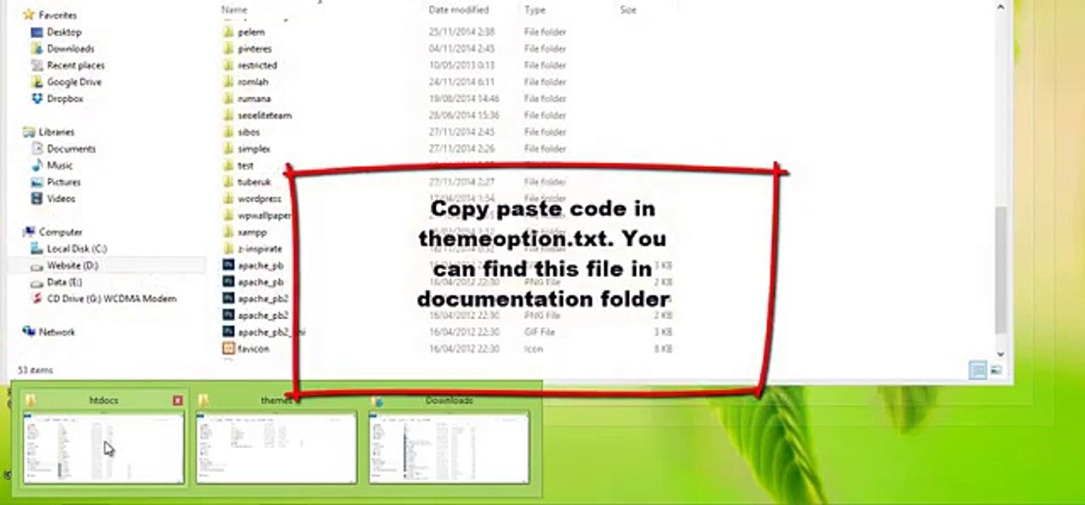 How install sibos theme