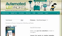 Automated List Profits Squeeze Pages Look Inside