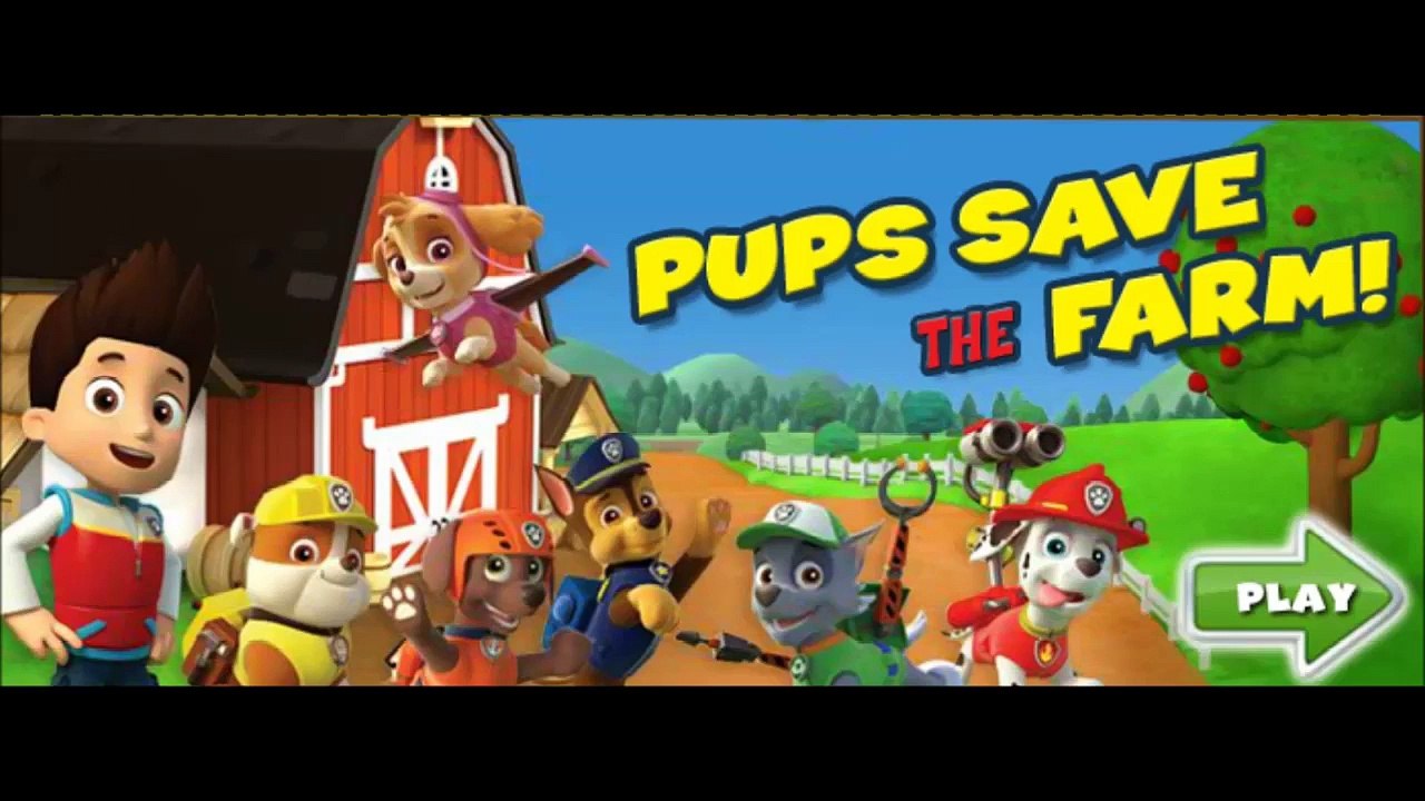 Paw Patrol: Paw Patrol Farm Work Full Game Walkthrough for Kids