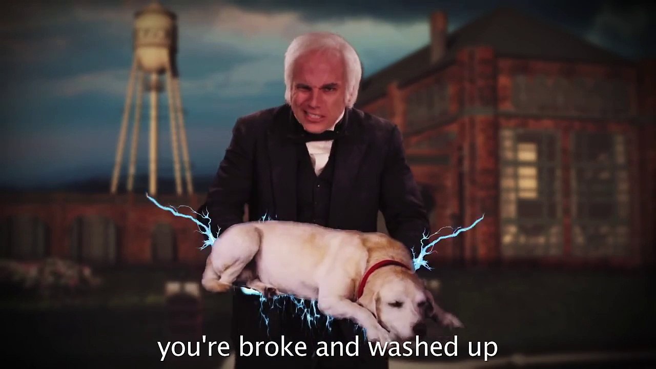 Nikola Tesla vs Thomas Edison.  Epic Rap Battles of History Season 2.