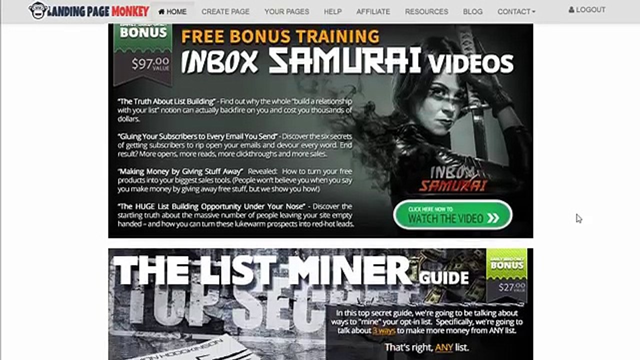 Simple, Quality Opt in Pages - Landing Page Mon...
