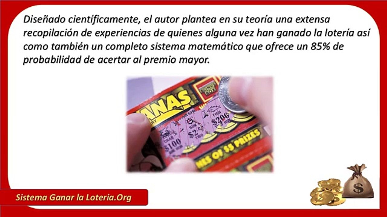 Sistema Ganar La Lotería: Por Fin Un Método Real