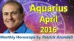 Aquarius Horoscope April 2016