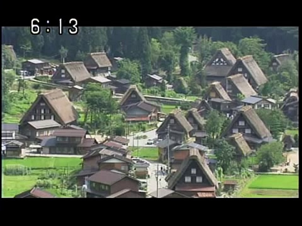 白川郷、五箇山の合掌造り集落