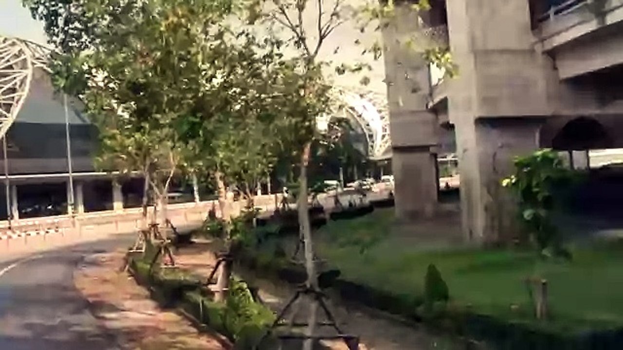 Тайланд  Дорога с аэропорта Thailand  The road from the airport