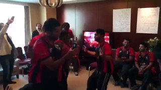 Chris Gayle and Umar Akmal Dancing Pakistan Super League [Low, 360p]