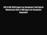 Ebook ICD 9 CM 2009 Expert for Hospitals 3 Vol Spiral Wholesale (ICD-9-CM Expert for Hospitals