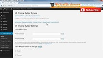 WP Empire Builder 3.0 Reviews (Part 3/4) Tutorial: Advanced Setup Of WP Empire Builder
