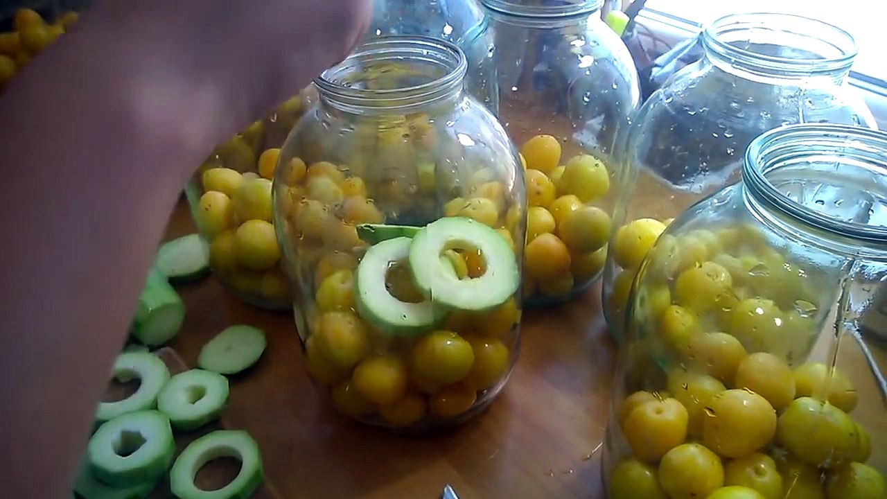 КОМПОТ ИЗ КАБАЧКОВ И АЛЫЧИ С ВКУСОМ АНАНАСА