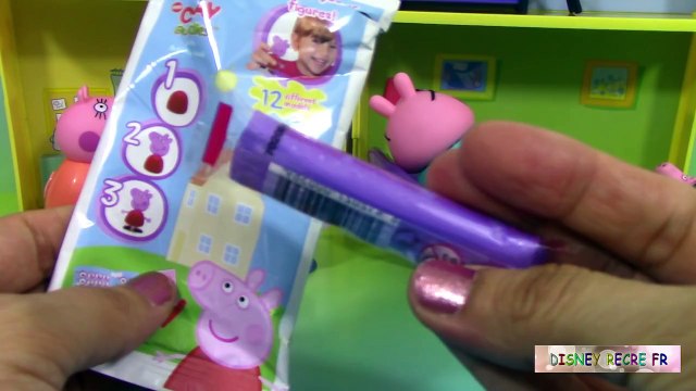 Pâte à modeler Peppa Pig en français Clay Buddies Figurines ♥ Blind Bags