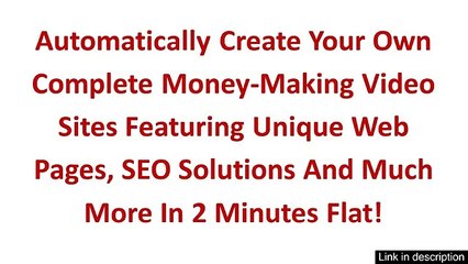Video Site Builders Review & BONUS